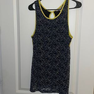 Banana Republic-16- Blue lace tank- stretch
